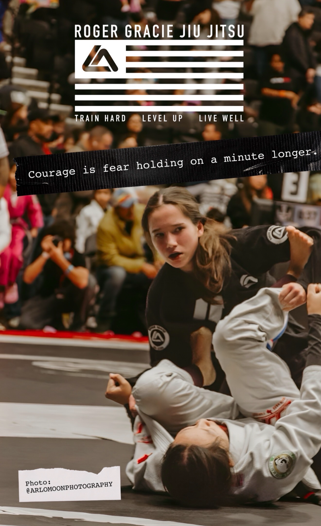 RGA competitor working from top position