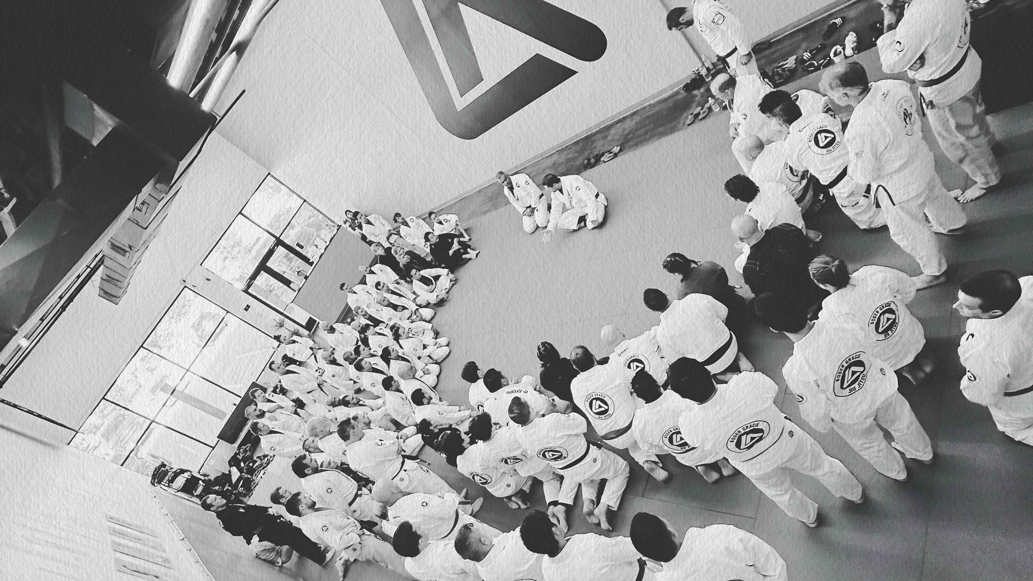 Roger Gracie teaching at a seminar